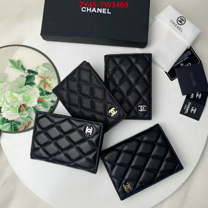 Chanel Bags(4A)-Wallet-,ID: TW3469,$: 45USD