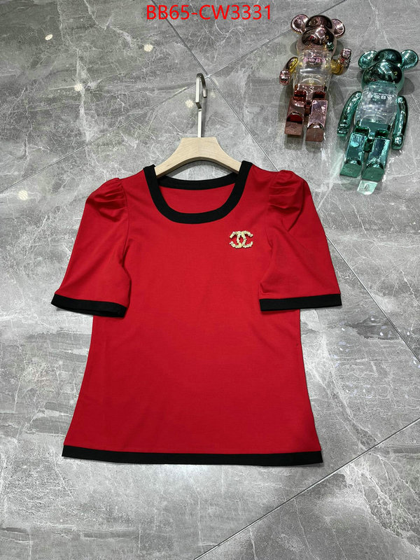 Clothing-Chanel,we provide top cheap aaaaa ,ID: CW3331,$: 65USD