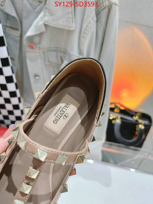 Women Shoes-Valentino,wholesale 2023 replica , ID: SD3593,$: 129USD