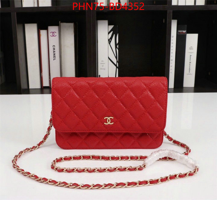 Chanel Bags(4A)-Diagonal-,ID: BD4352,$: 75USD