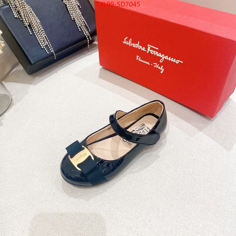 Kids shoes-Ferragamo,quality aaaaa replica , ID: SD7045,$: 99USD