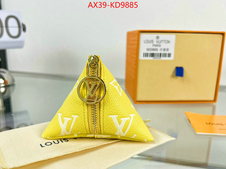 Key pendant-LV,luxury fake ,ID: KD9885,$: 39USD