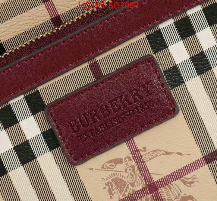 Burberry Bags(4A)-Handbag,designer high replica ,ID: BO3069,$: 105USD