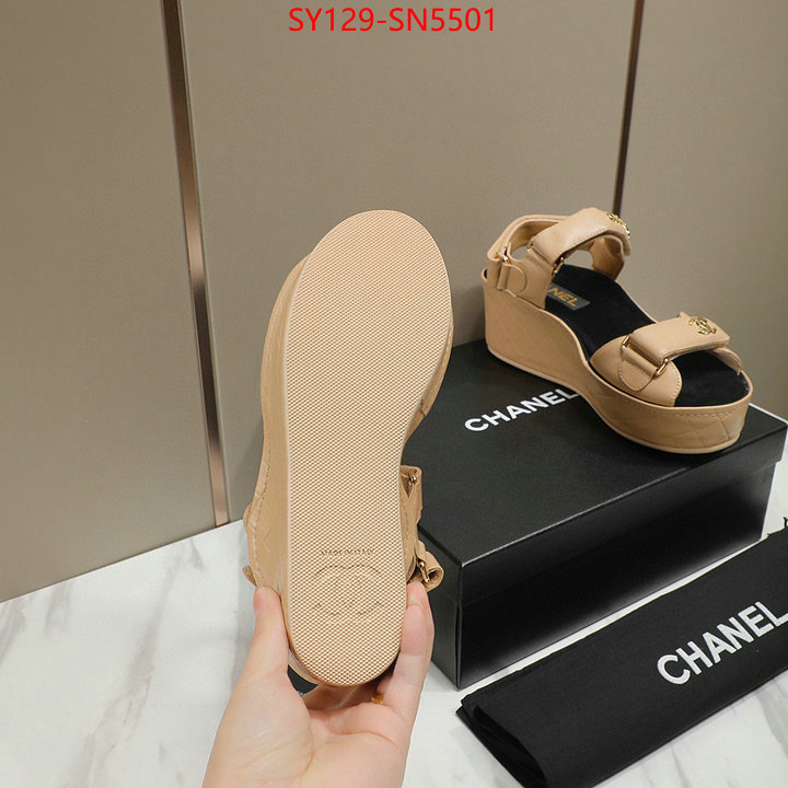 Women Shoes-Chanel,1:1 replica wholesale , ID: SN5501,$: 129USD