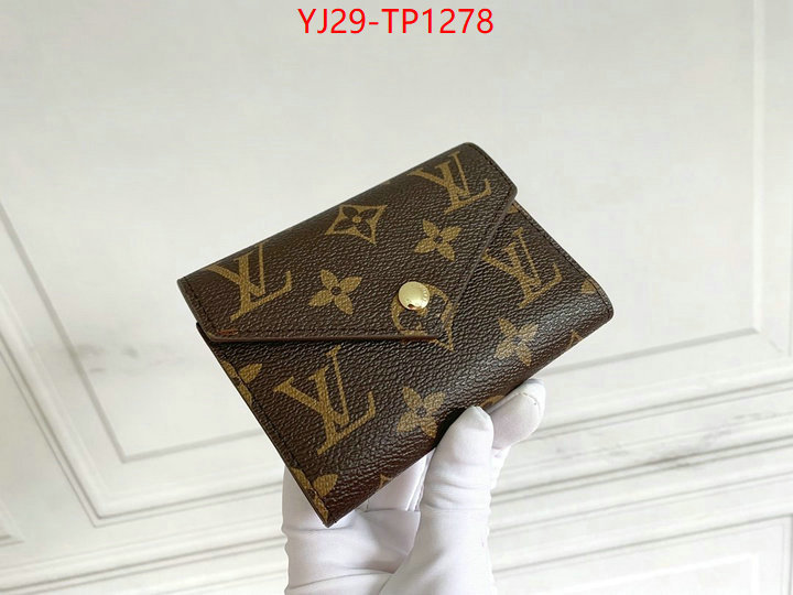 LV Bags(4A)-Wallet,ID: TP1278,$: 29USD