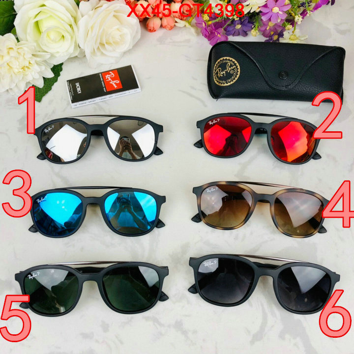 Glasses-RayBan,replica aaaaa+ designer , ID: GT4398,$: 45USD