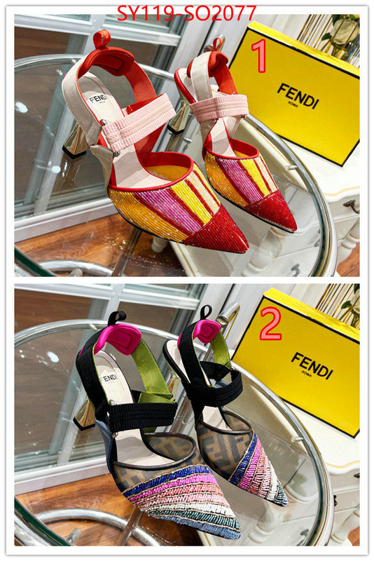 Women Shoes-Fendi,how to buy replica shop , ID: SO2077,$: 119USD