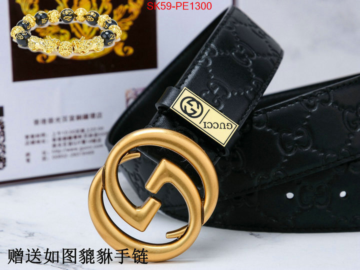 Belts-Gucci,mirror copy luxury , ID: PE1300,$: 59USD