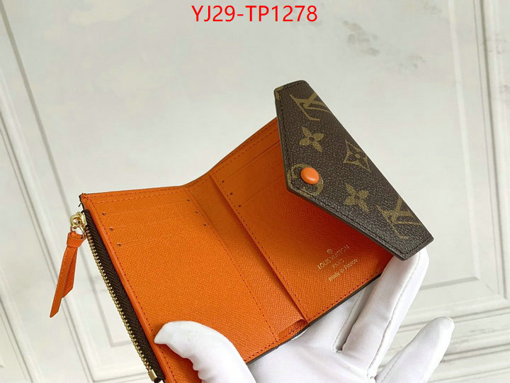 LV Bags(4A)-Wallet,ID: TP1278,$: 29USD