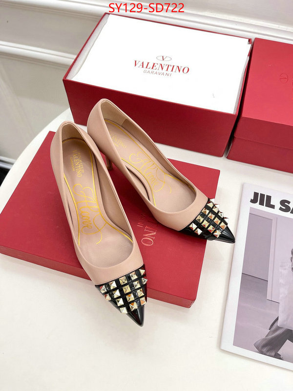 Women Shoes-Valentino,2023 replica wholesale cheap sales online , ID: SD722,$: 129USD