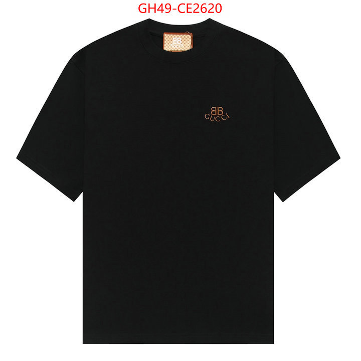 Clothing-Gucci,buy top high quality replica , ID: CE2620,$: 49USD