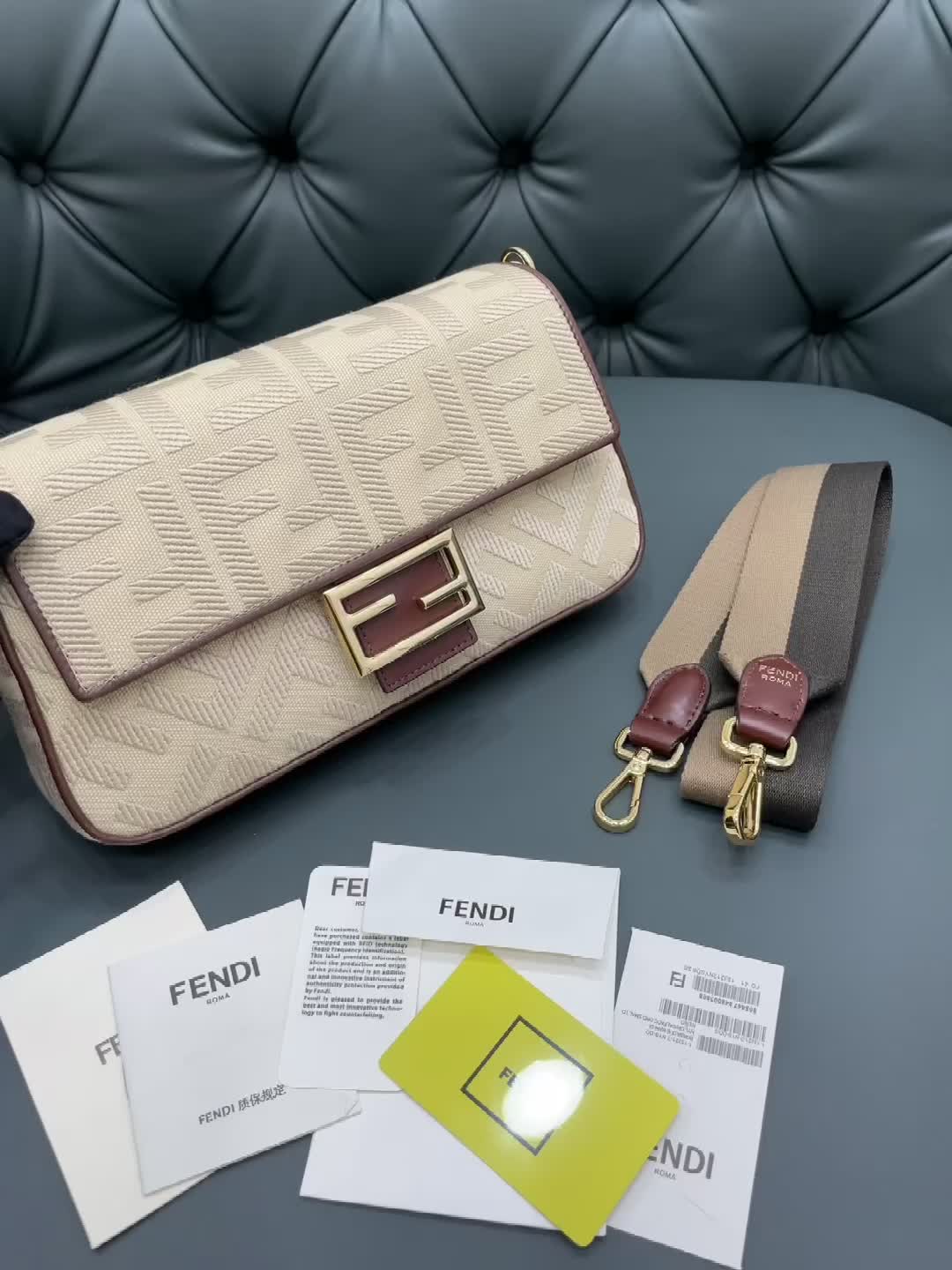 Fendi Bags(TOP)-Baguette,china sale ,ID: BN9560,$: 265USD