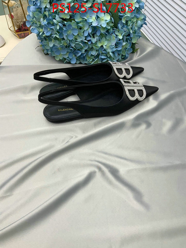 Women Shoes-Balenciaga,buy replica , ID: SL7733,$: 125USD