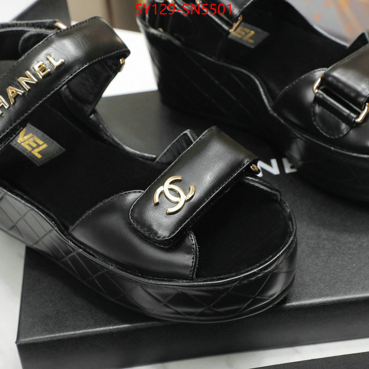 Women Shoes-Chanel,1:1 replica wholesale , ID: SN5501,$: 129USD