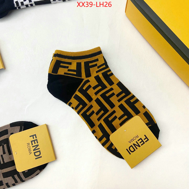 Sock-Fendi,high quality designer replica , ID:LH26,$: 39USD