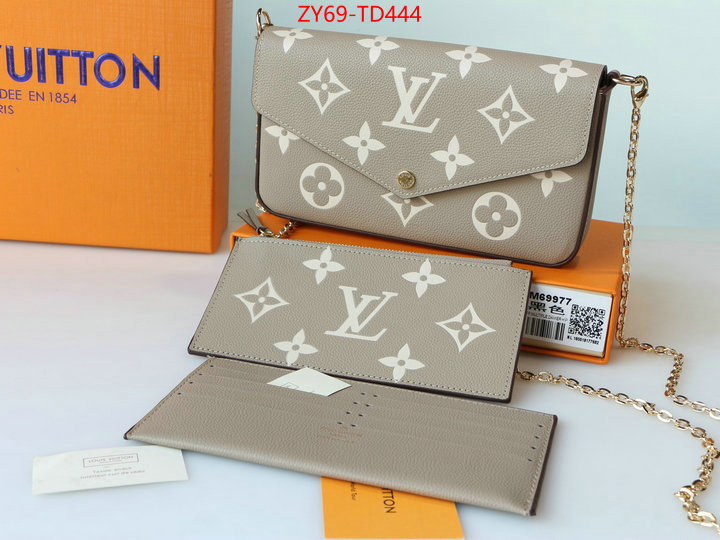 LV Bags(4A)-Wallet,ID: TD444,$: 69USD