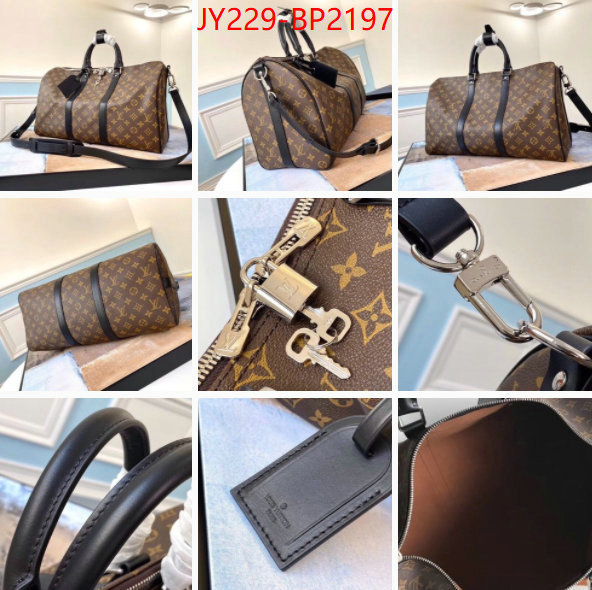 LV Bags(TOP)-Keepall BandouliRe 45-50-,ID: BP2197,