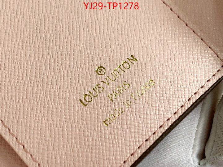 LV Bags(4A)-Wallet,ID: TP1278,$: 29USD