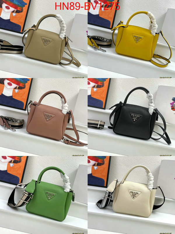 Prada Bags(4A)-Handbag-,fake aaaaa ,ID: BV1275,$: 89USD