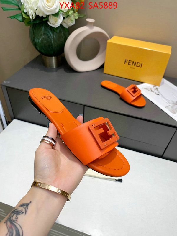 Women Shoes-Fendi,replica shop , ID: SA5889,$: 82USD