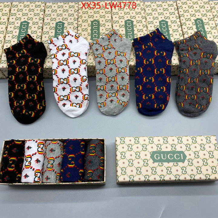 Sock-Gucci,cheap online best designer , ID: LW4778,$: 35USD