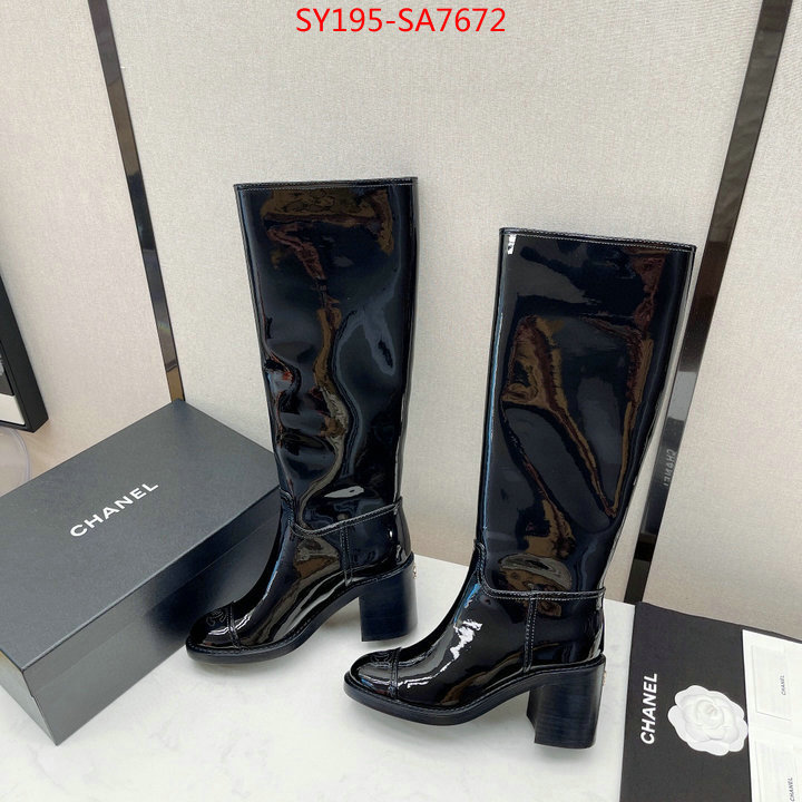 Women Shoes-Chanel,what best replica sellers , ID: SA7672,$: 195USD