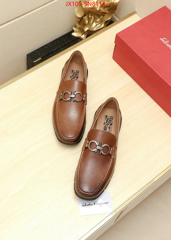 Men shoes-Ferragamo,high quality replica , ID: SN8114,$: 105USD