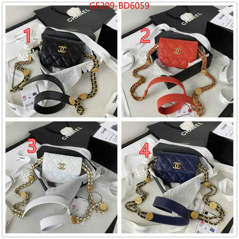 Chanel Bags(TOP)-Diagonal-,ID: BD6059,$: 209USD