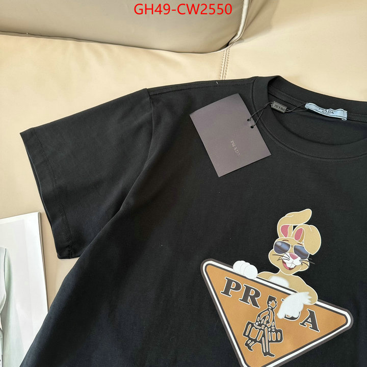 Clothing-Prada,top designer replica , ID: CW2550,$: 49USD