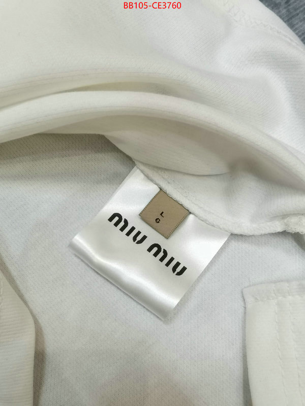 Clothing-MIU MIU,best replica new style , ID: CE3760,$:105USD