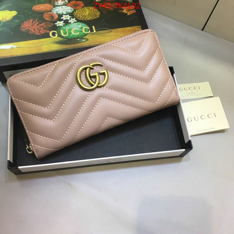 Gucci Bags(4A)-Wallet-,ID: TK4102,$:45USD