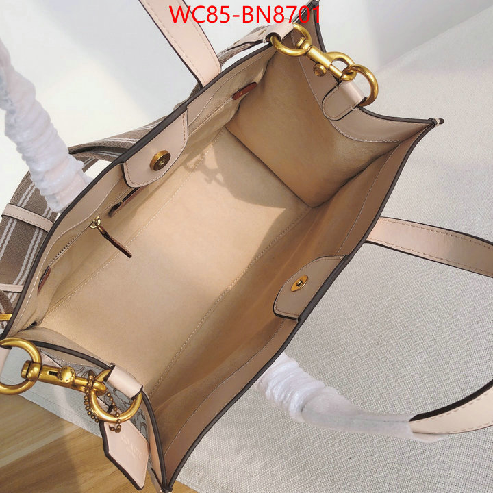 Coach Bags(4A)-Tote-,replica 2023 perfect luxury ,ID: BN8701,$: 85USD