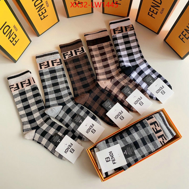 Sock-Fendi,online china , ID: LW1445,$: 32USD