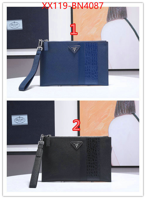 Prada Bags(TOP)-Clutch-,ID: BN4087,$: 119USD