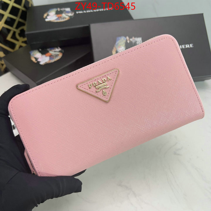 Prada Bags(4A)-Wallet,buy replica ,ID: TD6545,$: 49USD