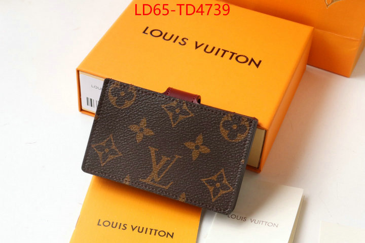 LV Bags(TOP)-Wallet,ID: TD4739,$: 65USD