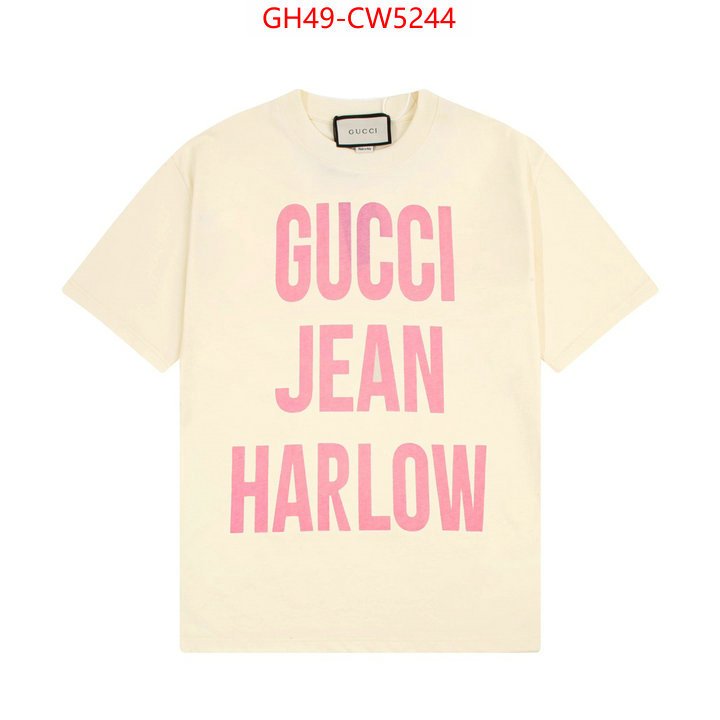 Clothing-Gucci,replica us , ID: CW5244,$: 49USD