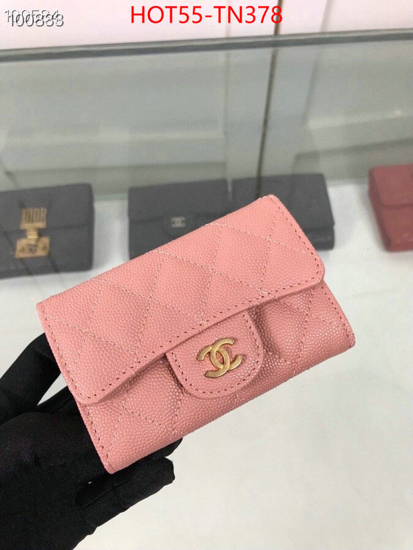 Chanel Bags(TOP)-Wallet-,ID: TN378,$: 55USD