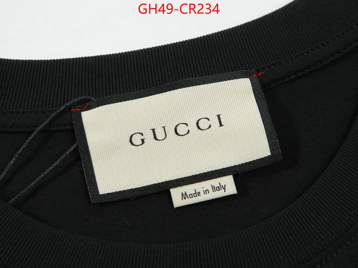 Clothing-Gucci,top brands like , ID: CR234,$: 49USD