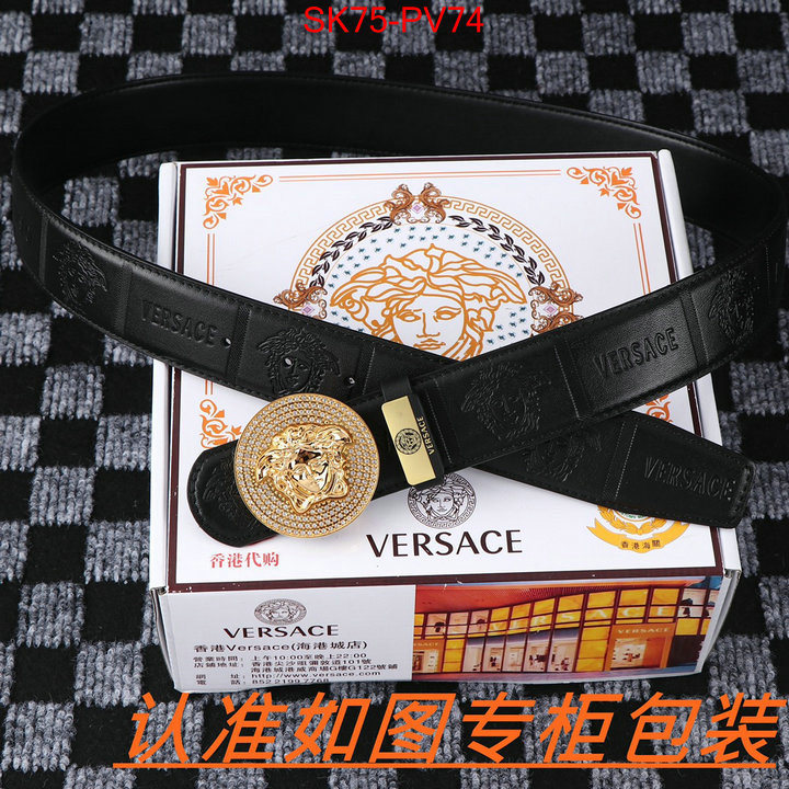 Belts-Versace,can you buy knockoff , ID: PV74,$: 75USD