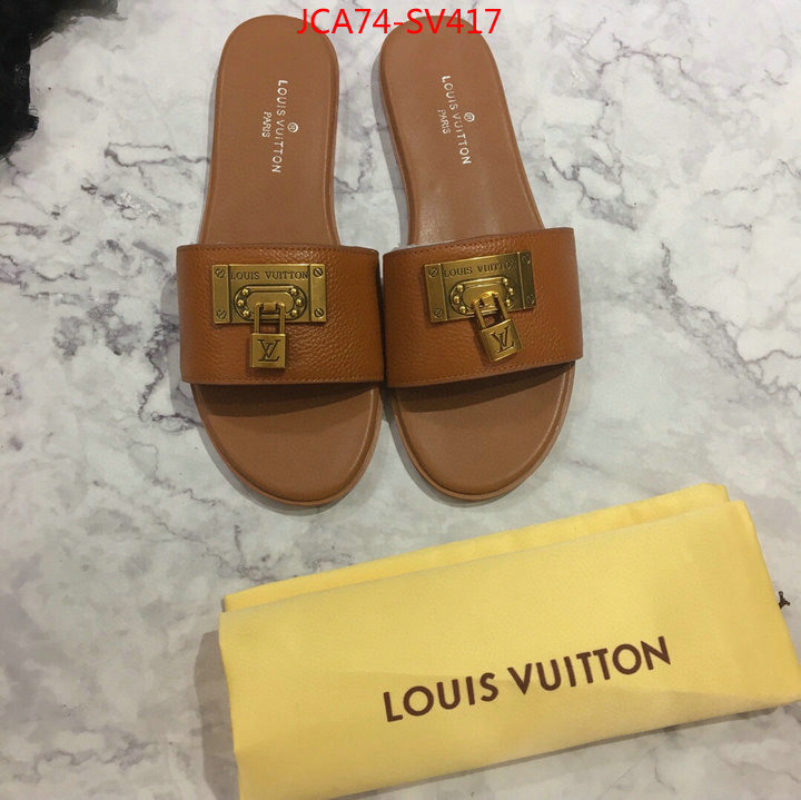 Women Shoes-LV,what 1:1 replica , ID: SV417,$:74USD