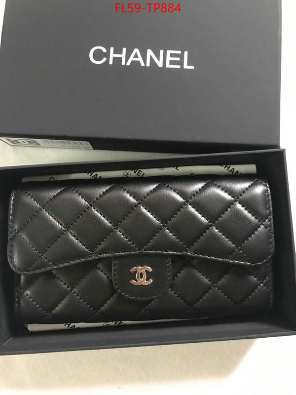 Chanel Bags(4A)-Wallet-,ID: TP884,$: 59USD
