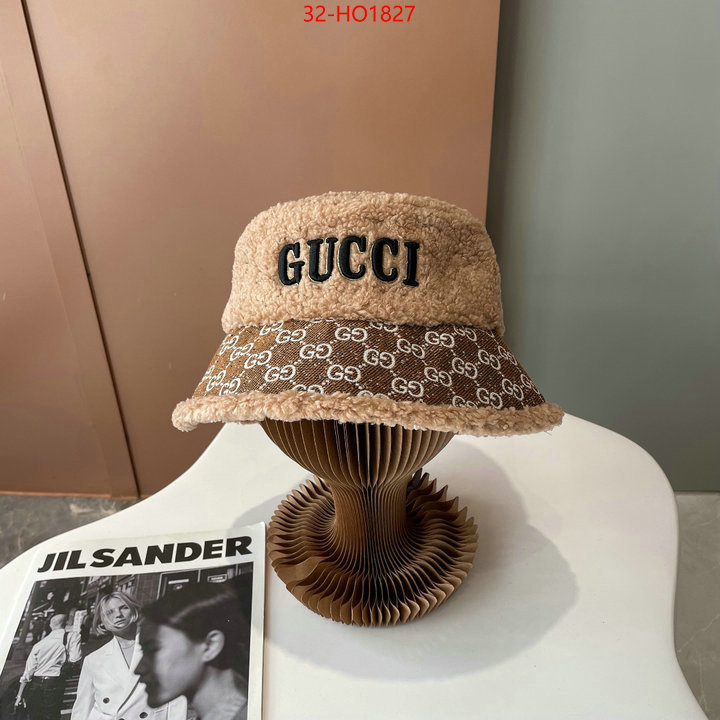 Cap (Hat)-Gucci,new designer replica , ID: HO1827,$: 32USD