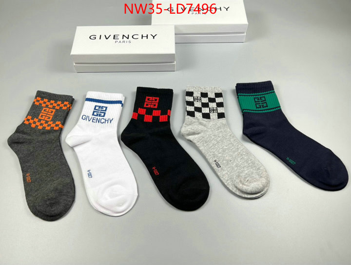 Sock-Givenchy,high end designer , ID: LD7496,$: 35USD