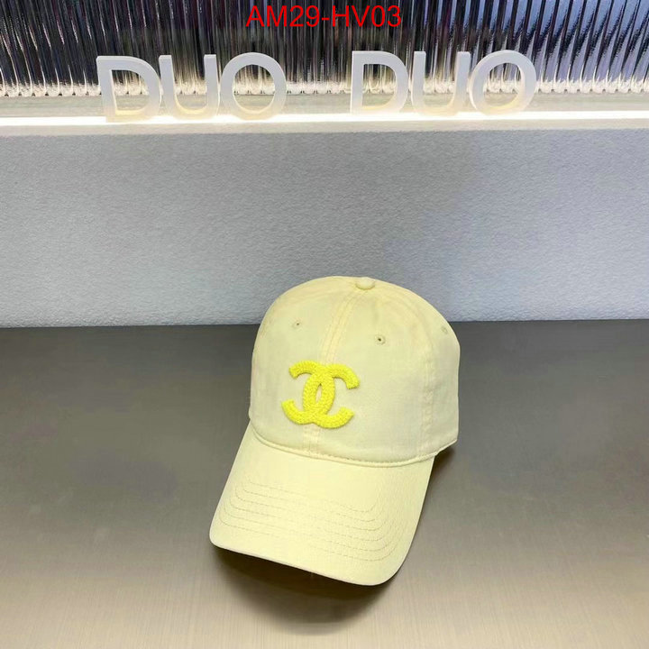 Cap (Hat)-Chanel,buy first copy replica , ID: HV03,$: 29USD