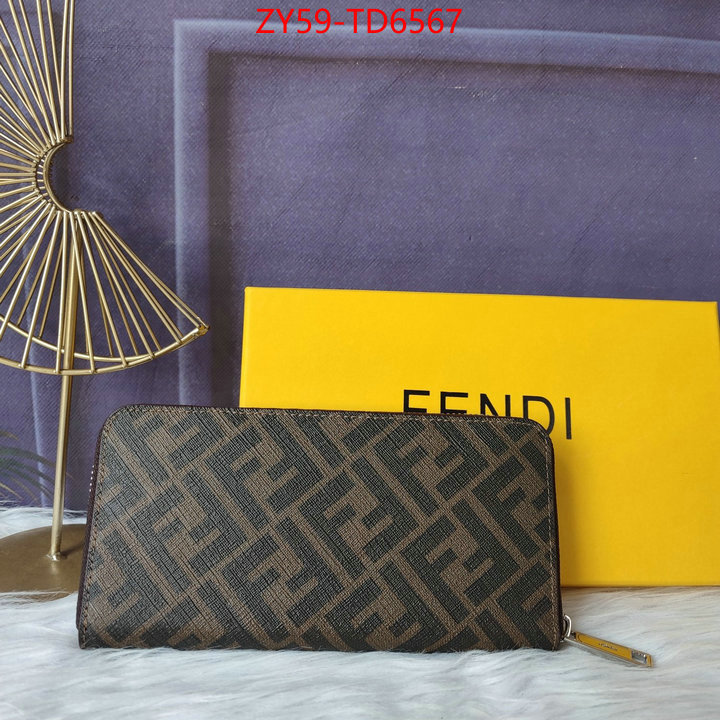 Fendi Bags(4A)-Wallet-,counter quality ,ID: TD6567,$: 59USD