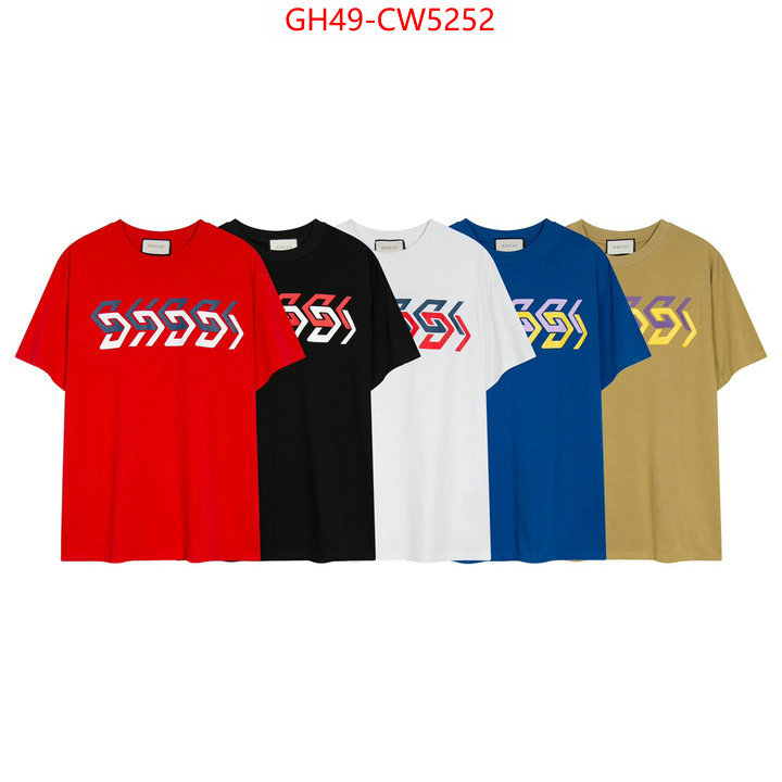 Clothing-Gucci,how to buy replica shop , ID: CW5252,$: 49USD