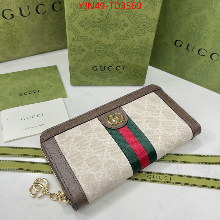 Gucci Bags(4A)-Wallet-,wholesale 2023 replica ,ID: TD3560,$: 49USD