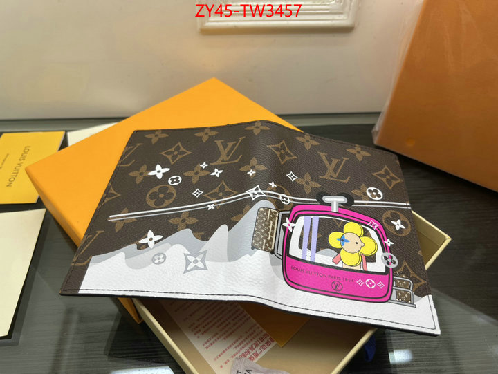 LV Bags(4A)-Wallet,high quality replica ,ID: TW3457,$: 45USD