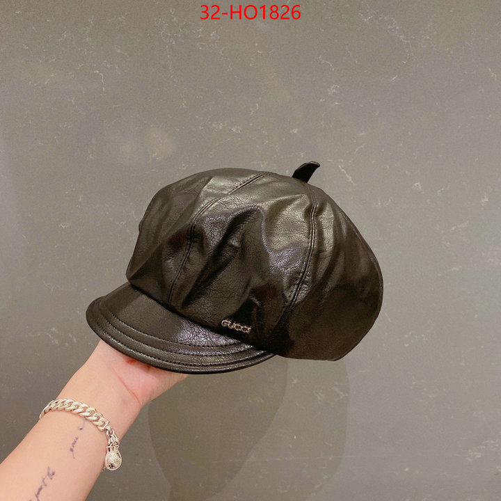 Cap (Hat)-Gucci,high quality 1:1 replica , ID: HO1826,$: 32USD